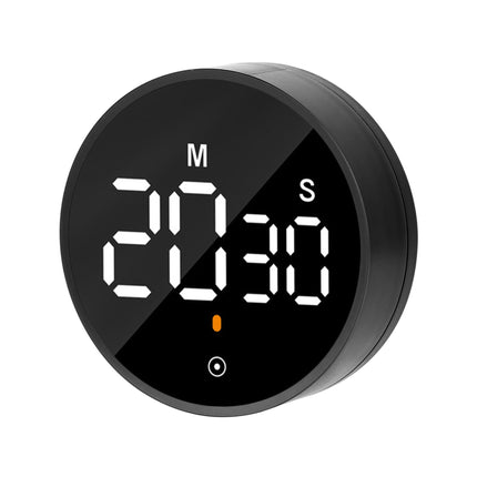 LED Digital Kitchen Timer - Dimmable & Magnetic - Perfect for Cooking, Classroom, Office - 2.79in - Black